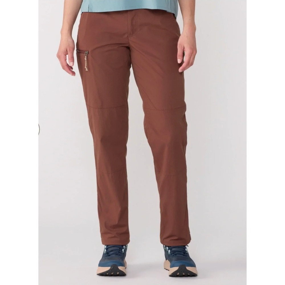 REI Co-op Womens Trailmade Pants Cherrywood Rust Brown Size 6 Outdoor Hiking